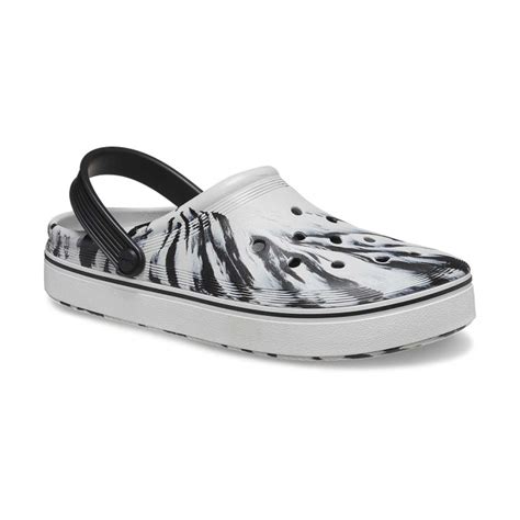 Buy Crocs Men Black-White Casual Clogs Online | SKU: 118-208601-066-6 ...