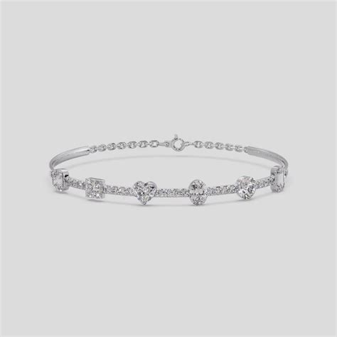Diamond Medley Multi-Shaped Tennis Bracelet – Lustr Diamonds