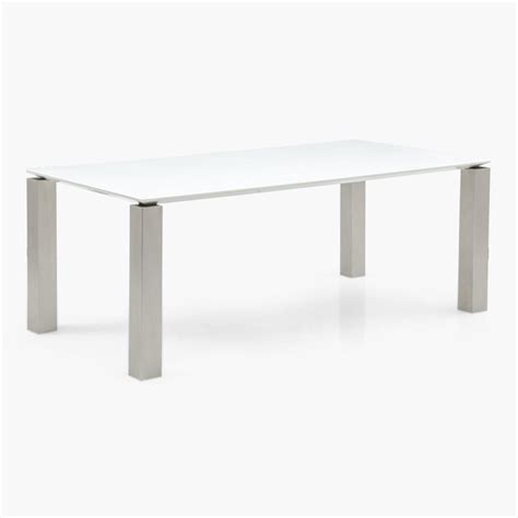 Buy Parlin Glass Top 8-Seater Dining Table - White from Home Centre at ...