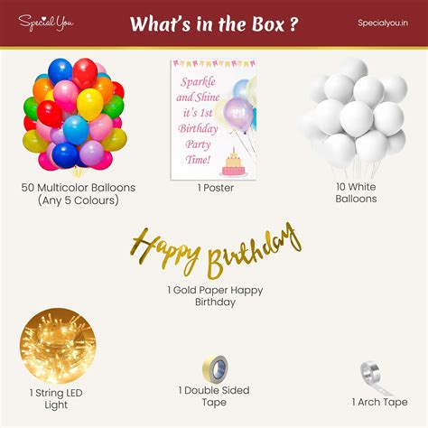 Rainbow Theme Happy Birthday Decoration Items for Girls