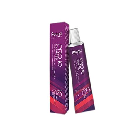 Buy Raaga Professional Pro 10 Express Permanent Hair Colour, Black, 1 ...