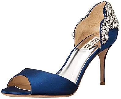 Buy Badgley Mischka Women's Celeste Pump, Navy, 11 M US at Amazon.in
