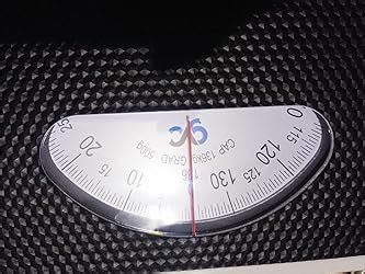 GVC Large Surface Iron Analog Weighing Scale (Black), 2 Kilograms ...