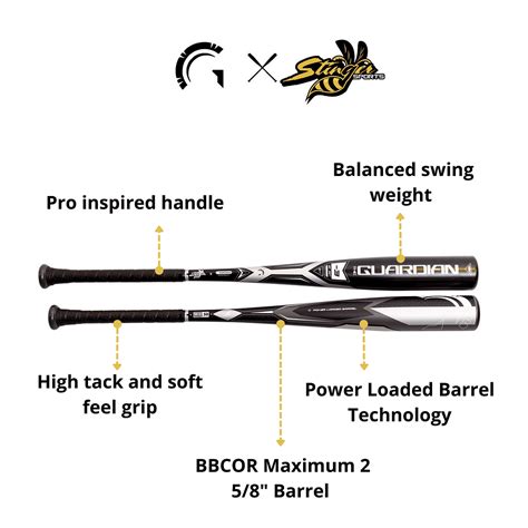 Buy Guardian Baseball X Stinger The Guardian BBCOR 2 5/8 Baseball Bat ...