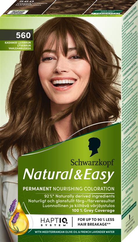Schwarzkopf Natural & Easy Hair Color 560 Kashmir Ljusbrun | lyko.com