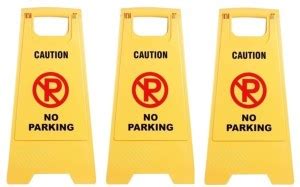 AMIGOS STORE No Parking Sign Board Emergency Sign Price in India - Buy ...