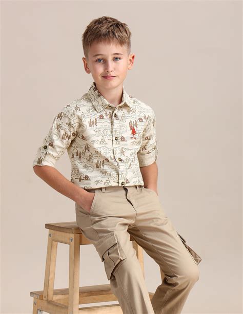 Boys Pure Cotton Regular Fit Shirt – U.S. Polo Assn. India
