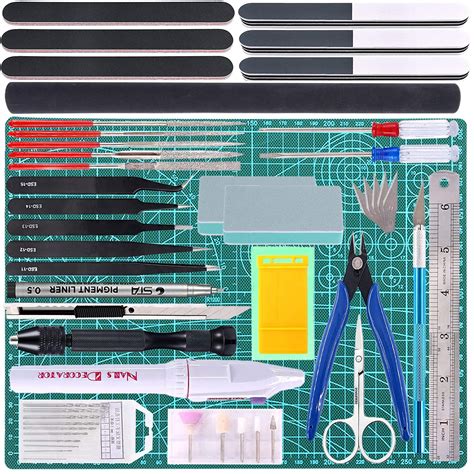 Buy Lnsda 55Pcs dam Tools Kit pla Tools dam Model Kit Tool Bandai Tool ...