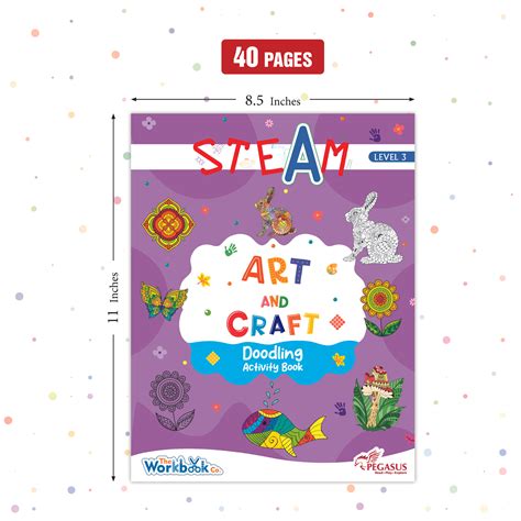 STEAM Art And Craft - Doodling Activity Book-Level 3 — pegasusforkids