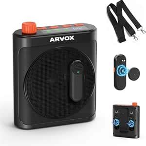 Arvox Wireless Voice Amplifier 2600mAh for Teachers with 2 Mic for ...