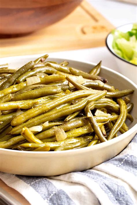 Slow Cooker Green Beans - All Things Mamma