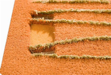 Contemporary Abstract Hand Tufted Orange Area Rug Carpet