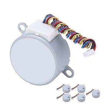 5V Stepper Motor, Strong Power Large Torsion Copper Coil Stepping Motor ...