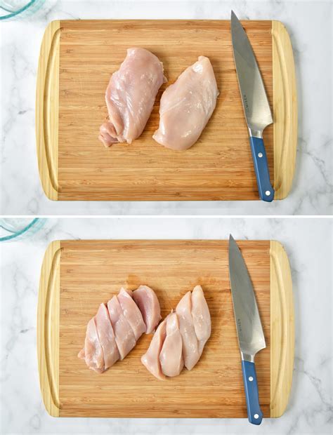 How To Cut Chicken Breast Into Strips?