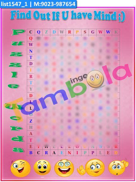 Naughty Word Search in Naughty theme - Designs - PartyStuff
