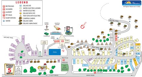 Gettysburg, Pennsylvania Campground Map | Gettysburg / Battlefield KOA ...