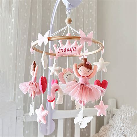 Musical Baby Felt hanging Cot Mobiles & Garlands For Baby Nursery Crib ...