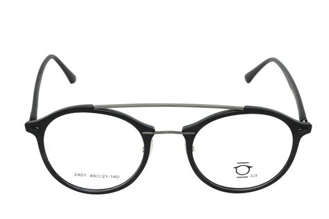 Buy IOI Full Rim Round Shaped and Double Bridge Unisex Eyewear Frame (I ...