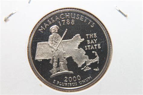 2000-S PROOF MASSACHUSETTS STATE QUARTER #8075