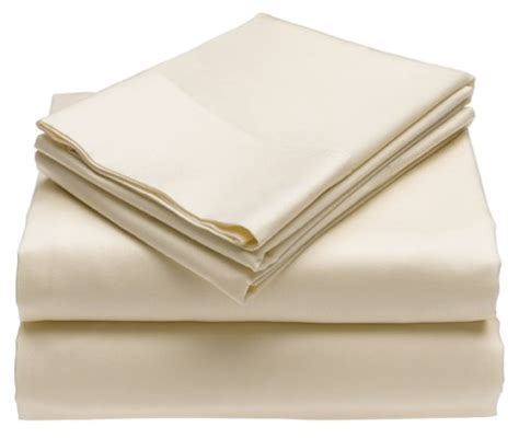 Buy High Country Linens Solid 300-Thread-Count Cotton Sateen Twin Sheet ...