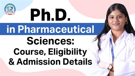 Ph.D. Pharmaceutical Sciences: Course Details and Admission Process