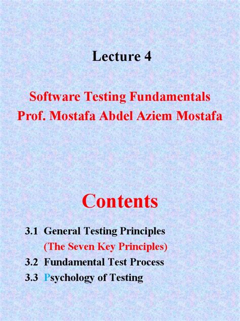 Software Testing Lecture 的图像结果
