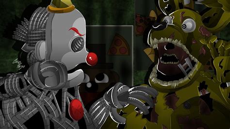 Image result for Springtrap X Ennard Fanart
