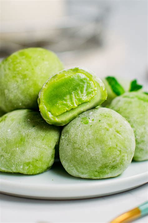 Green Tea Ice Cream Mochi