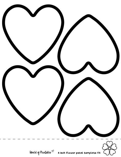 Flower Petals Printable 40+ Flower Petal Templates World Of