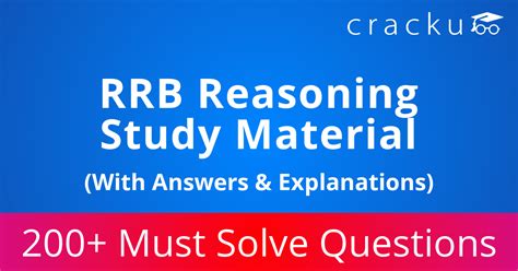 RRB Reasoning Questions With Answers | 200+ Railway Reasoning Questions