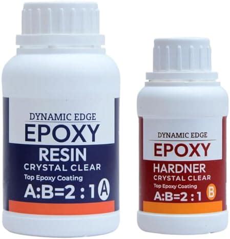 SAROCHEM Epoxy Resin Kit 1.5KG (1kg Resin + 500g Hardener) – Crystal ...