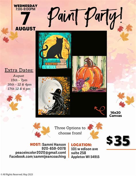 Step By Step- Paint Party Time! Aug 17th-4pm*, 101 W Edison Ave ...