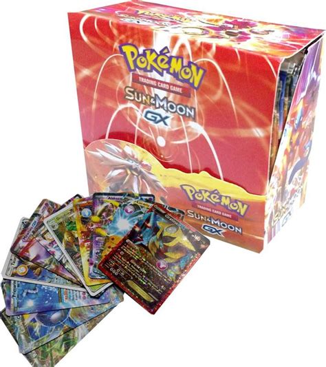 AncientKart Pokemon Sun & Moon Booster Box with Shinning EX GX cards ...