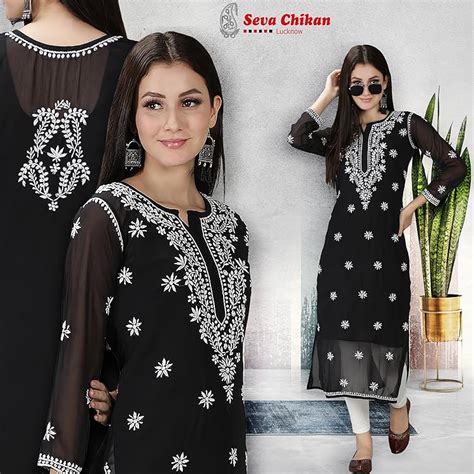 Amazon.in: Seva Chikan: chikankari kurtis