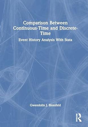 Buy Comparison Between Continuous-Time and Discrete-Time: Event History ...