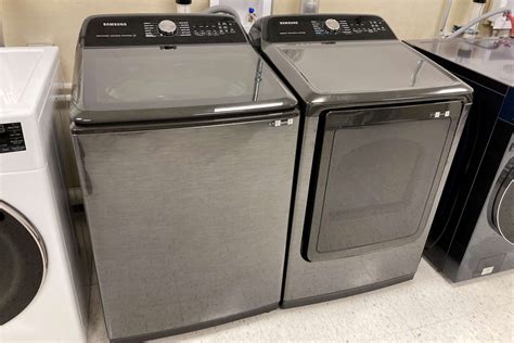Side-by-Side Top-Load Washer and Dryer Minimalist