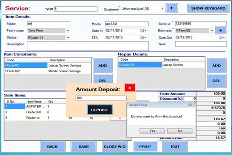 Computer Repair Shop Software 的图像结果