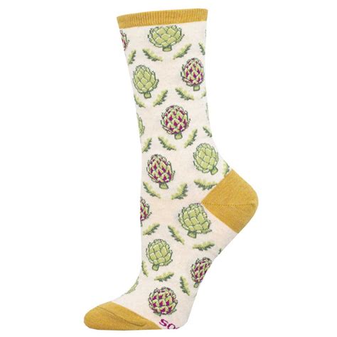 Okie Dokie Artichokie Socks – Women’s Cotton Crew – Socksmith