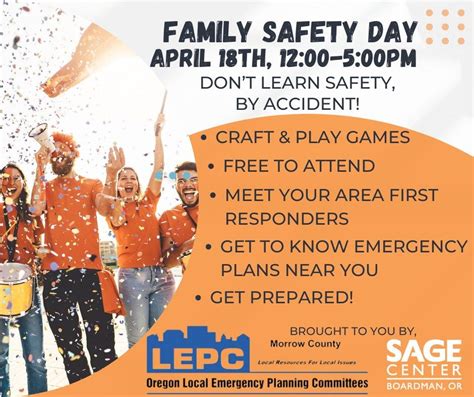 Family Safety Day , 101 Olson Road NE, Boardman, OR, United States ...