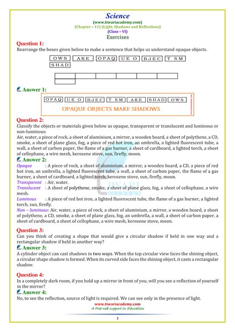 Class 6 Science Lesson 11 的图像结果