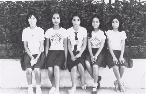 Students of Caloocan High School in Caloocan City, Philippines. undated ...