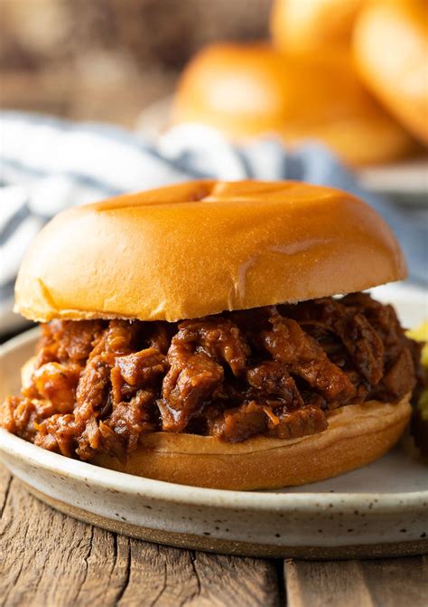 Chopped Beef Brisket Sandwich - A Spicy Perspective