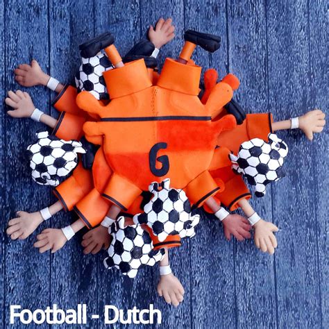 Football Dutch Splattered Clay Coaster – small IDEA
