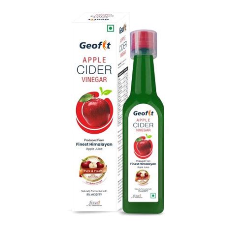GEOFIT ORGANIC APPLE CIDER VINEGAR -500 ML | ANJANI MEDICAL
