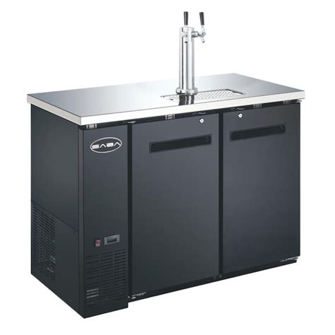 SABA Double Tap Half-barrel Keg Black Digital Freestanding Commercial ...