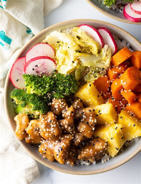 Simple Teriyaki Bowl with Chicken Recipe + VIDEO