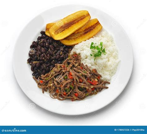 Pabellon Criollo, Venezuelan National Dish Stock Photo - Image of fried ...