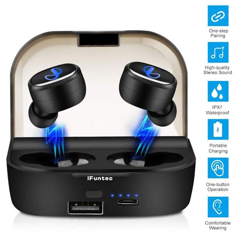 wireless earbuds for iphone with microphone