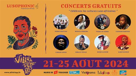 VILLAGE DES ARTS AFRICAINS 2024 - AFRIQUE LUSOPHONE, Allées Jules ...