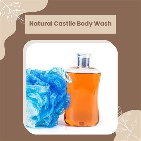 Natural Castile Body Wash | Liquid Soap | Paraben Free | DIY Skincare